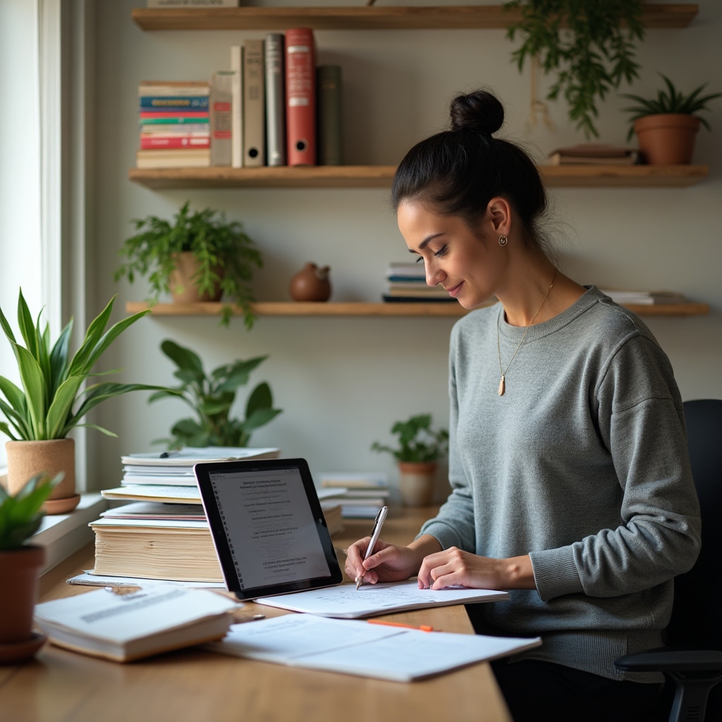 Organized learning materials